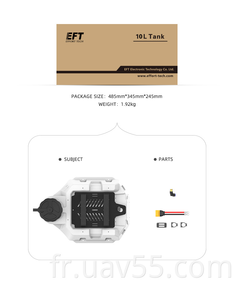 Wholesale Drone Agriculture Sprayer E610p Six Axis Frame